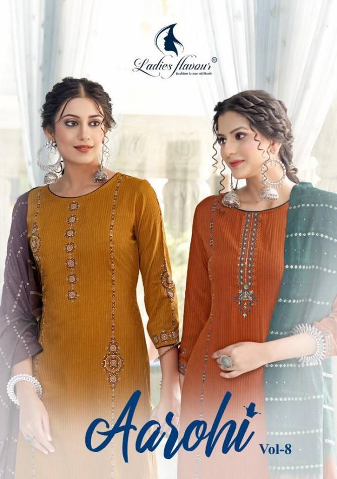 Aarohi 8 Fancy Ethnic Wear Wholesale Readymade Suit Catalog